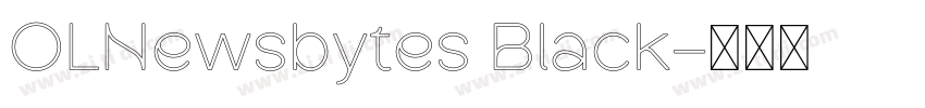 OLNewsbytes Black字体转换